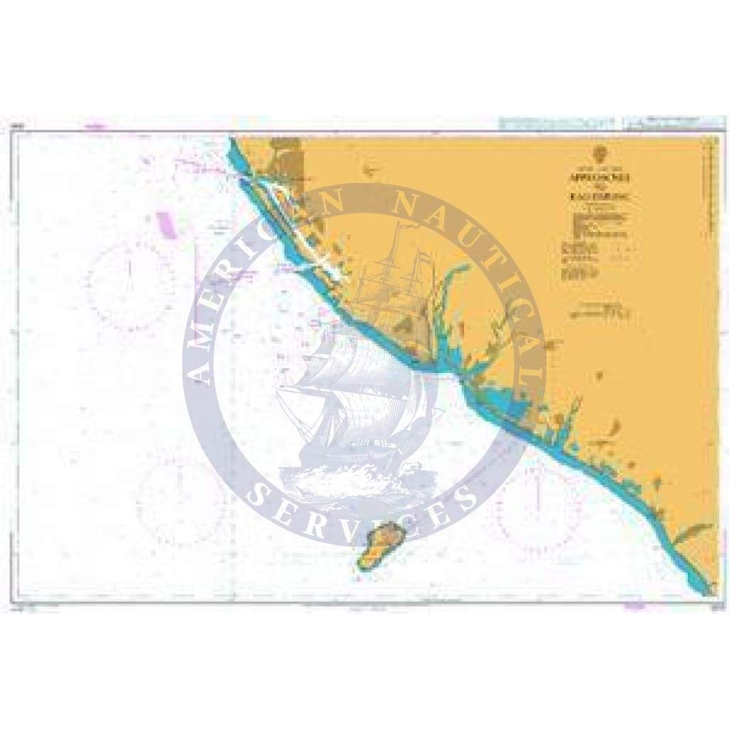 British Admiralty Nautical Chart 3230: Approaches to Kaohsiung