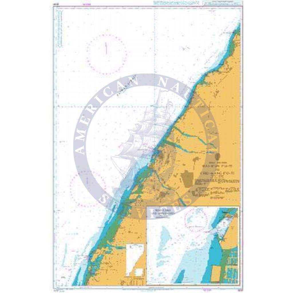 British Admiralty Nautical Chart 3231: Taiwan - West Coast, Hai-K'ou P'o-Ti to Chiu-Kang P'o-Ti