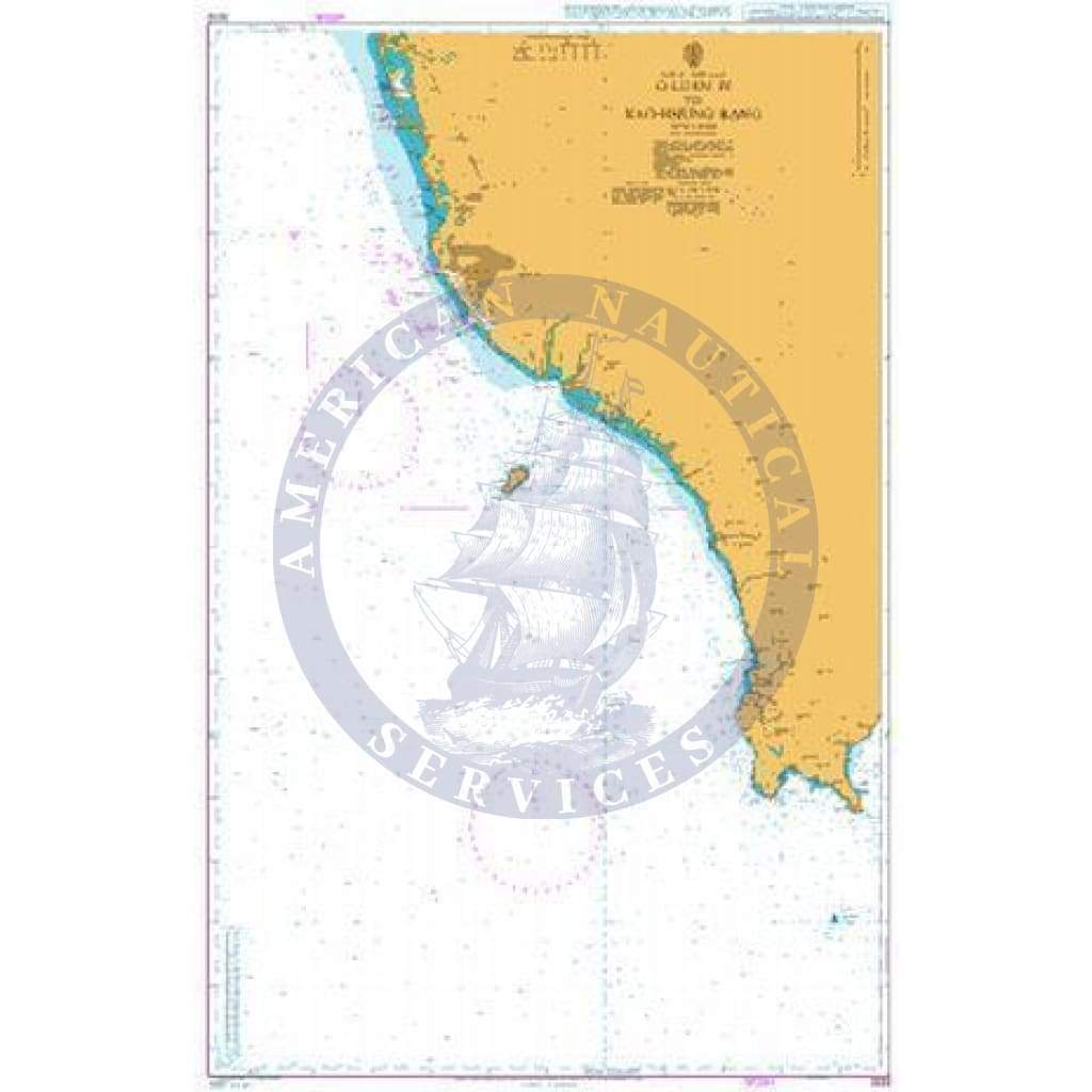 British Admiralty Nautical Chart 3232: O-Luan Pi to Kao-Hsiung Kang