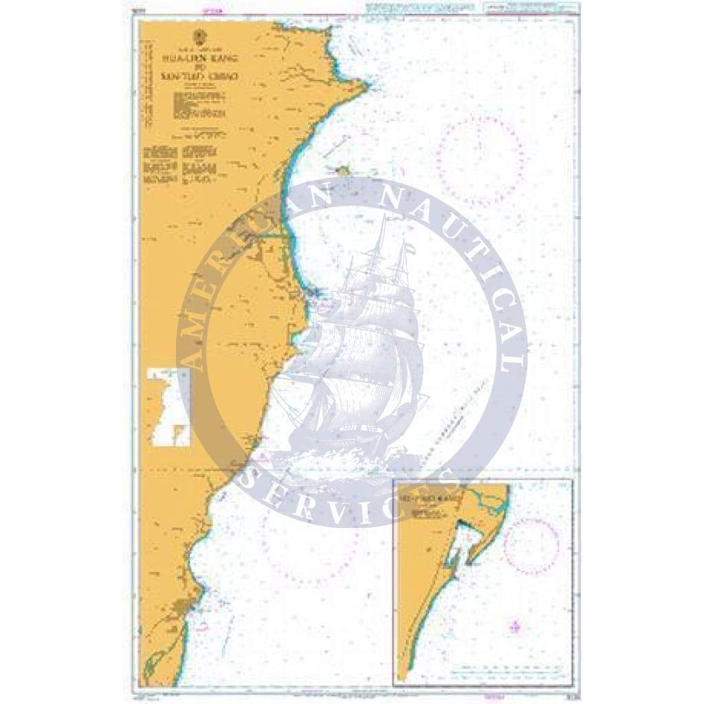 British Admiralty Nautical Chart 3235: Hua-Lien Kang to San-Tiao Chiao