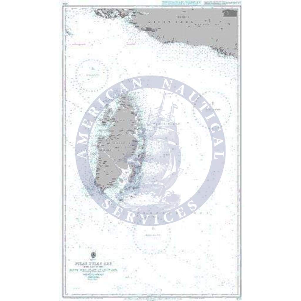 British Admiralty Nautical Chart 3246: Pulau-Pulau Aru with Part of the South West Coast of Irian Jaya