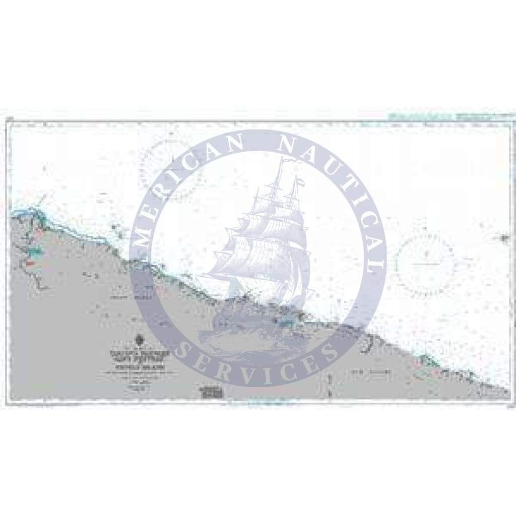 British Admiralty Nautical Chart 3250: Tanjong Narwaku (Cape D`Urville) to Wuvulu Island