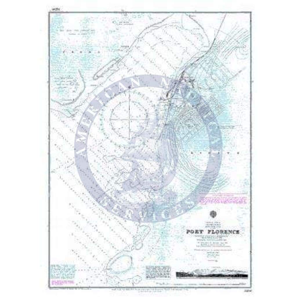 British Admiralty Nautical Chart 3256: Port Florence (Kisumu)