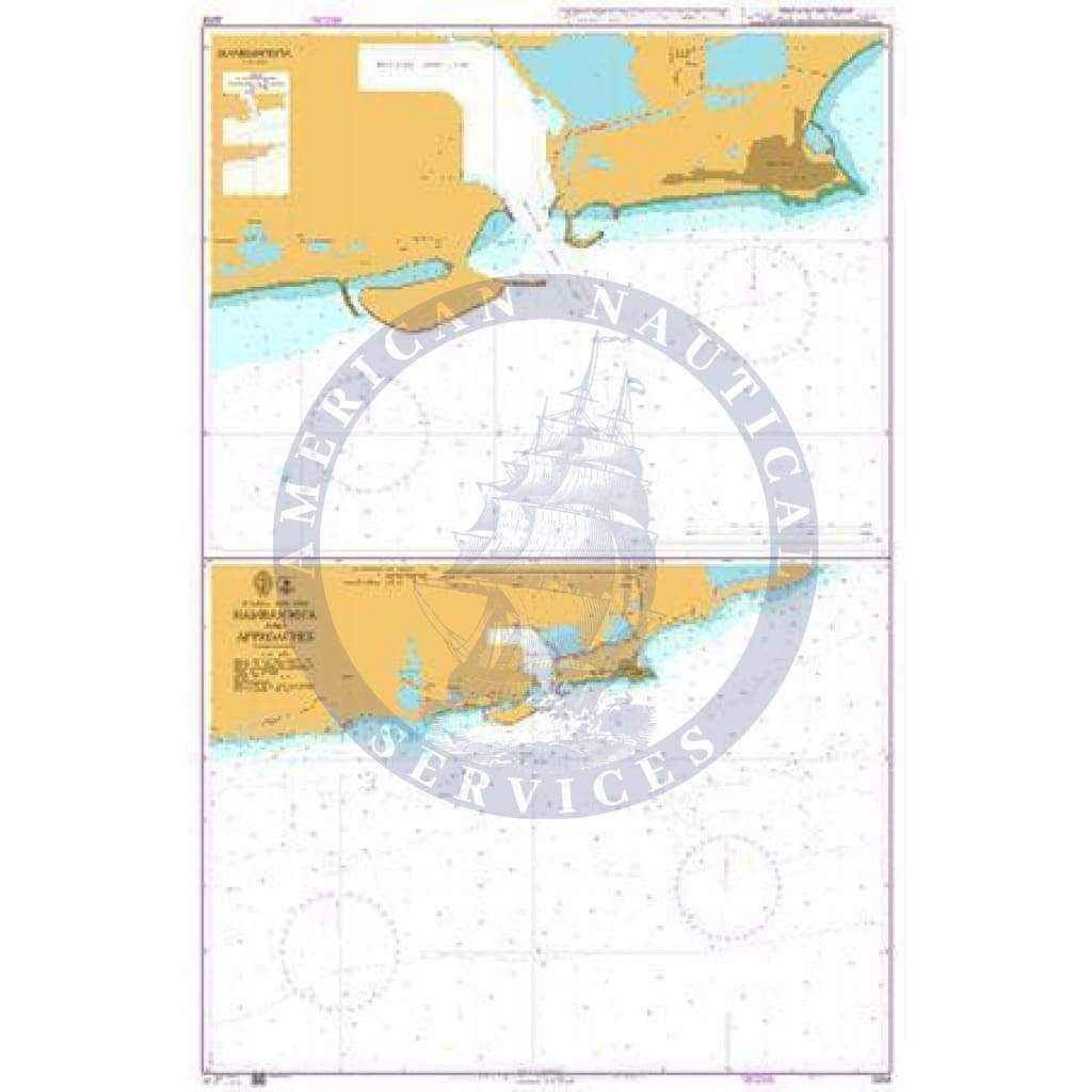 British Admiralty Nautical Chart 3264: Hambantota and Approaches