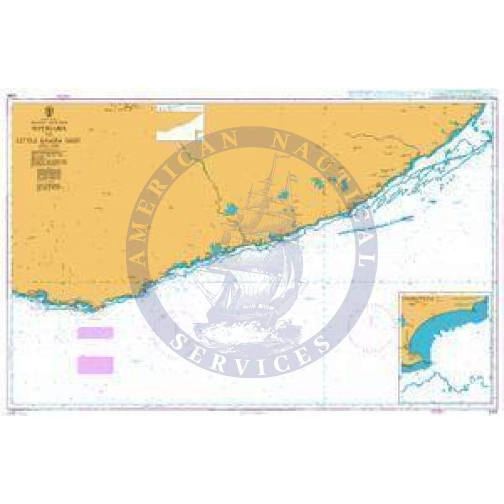 British Admiralty Nautical Chart 3265: Indian Ocean, Sri Lanka – South Coast, Weligama to Little Basses Reef