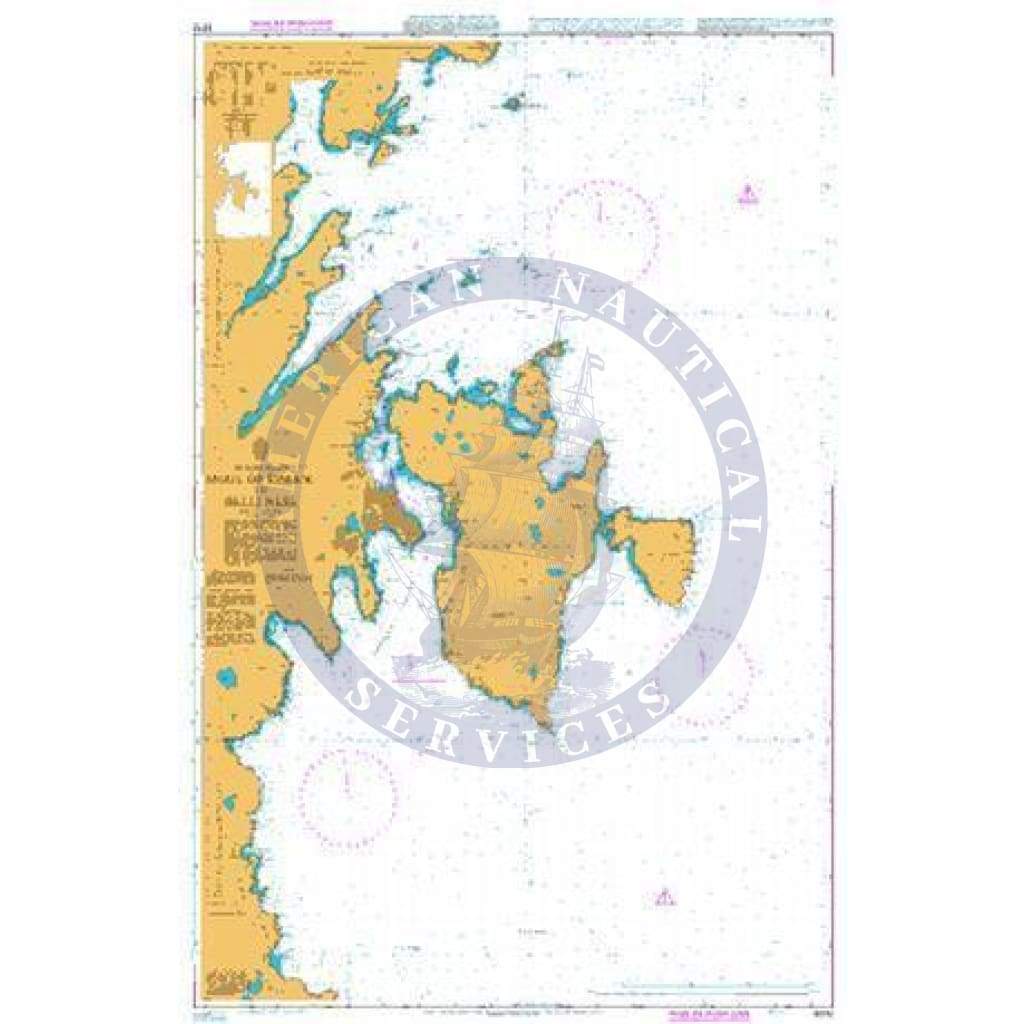 British Admiralty Nautical Chart  3272: Shetland Islands, Moul of Eswick to Helli Ness
