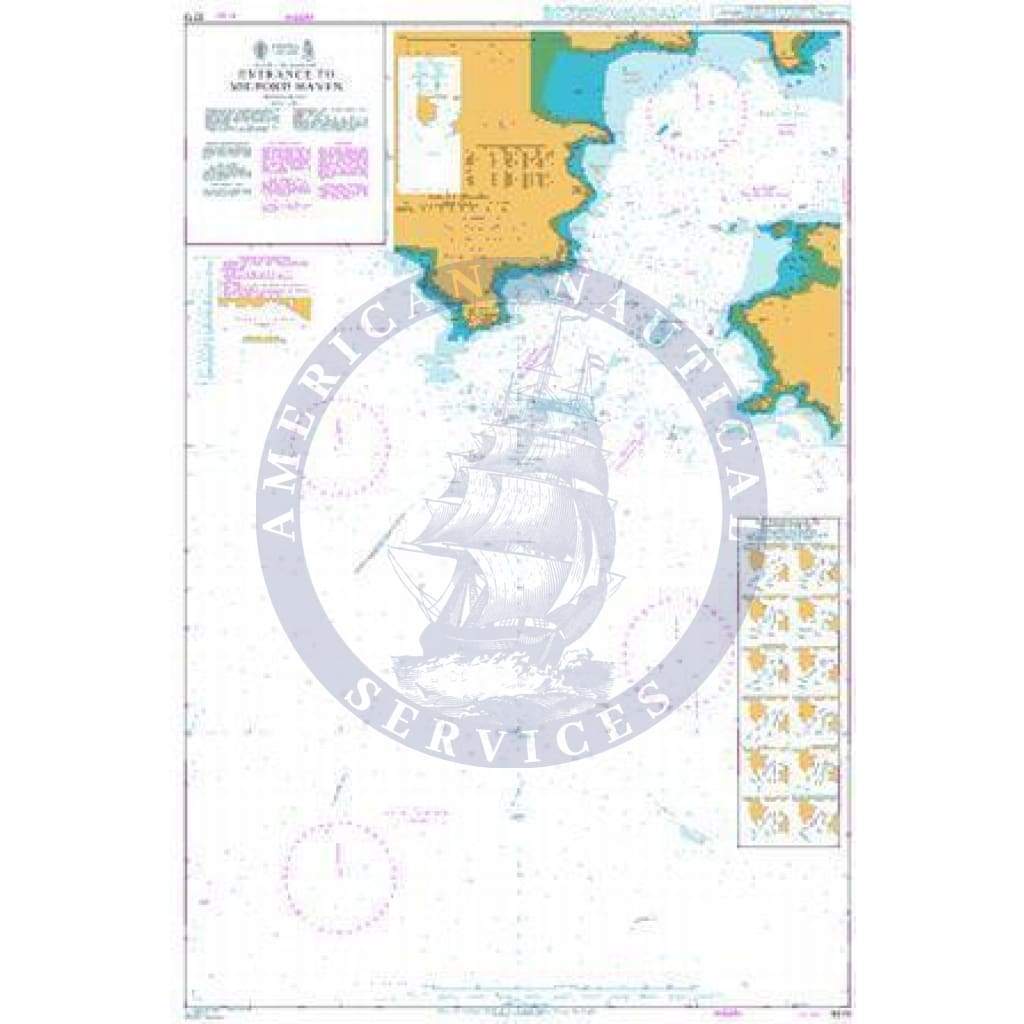 British Admiralty Nautical Chart  3273: Entrance to Milford Haven