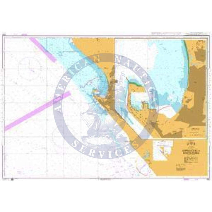 British Admiralty Nautical Chart 3290: Africa – West Coast, Congo, Approaches to Pointe-Noire