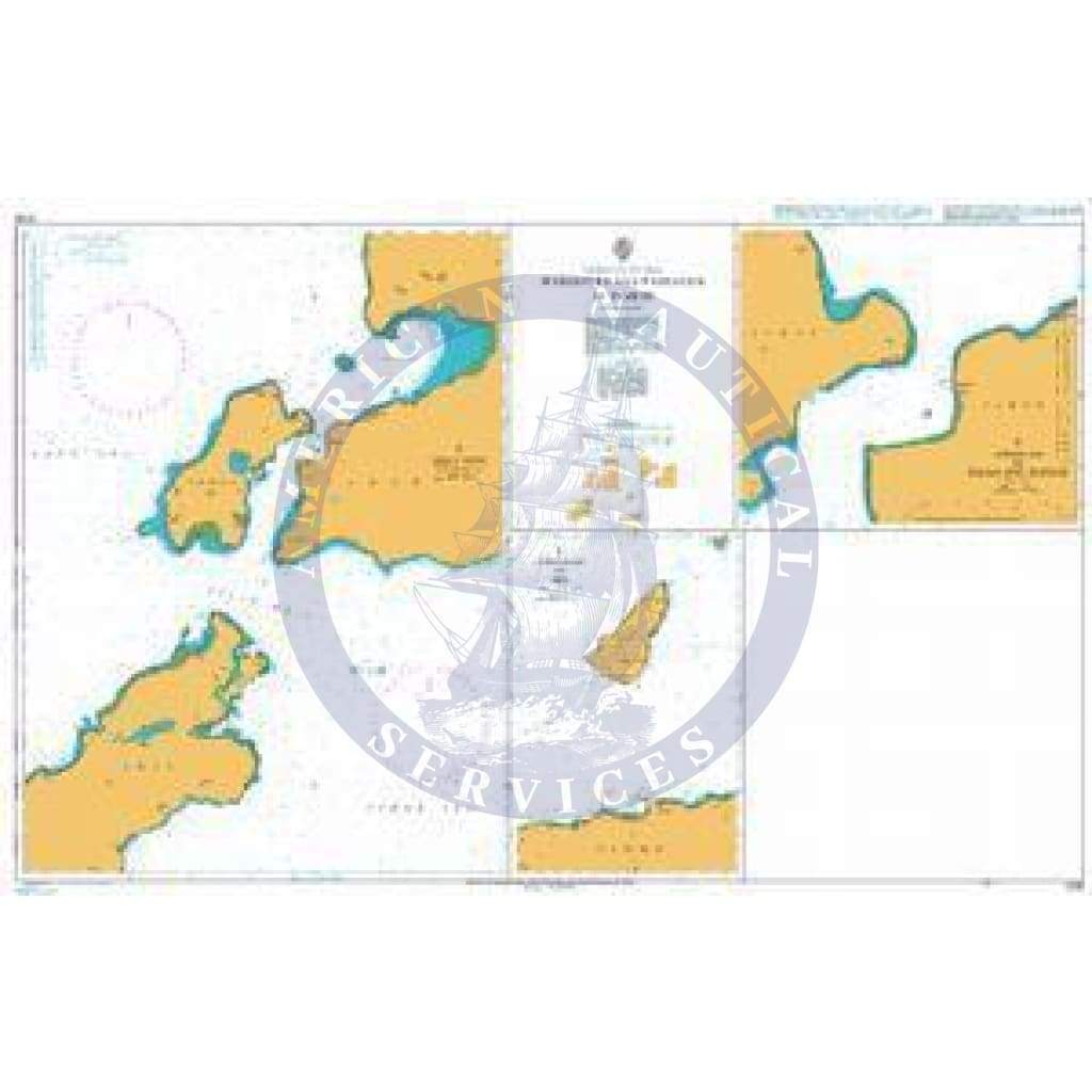British Admiralty Nautical Chart 3296: Indonesia and East Timor, Harbours and Passages in Timor