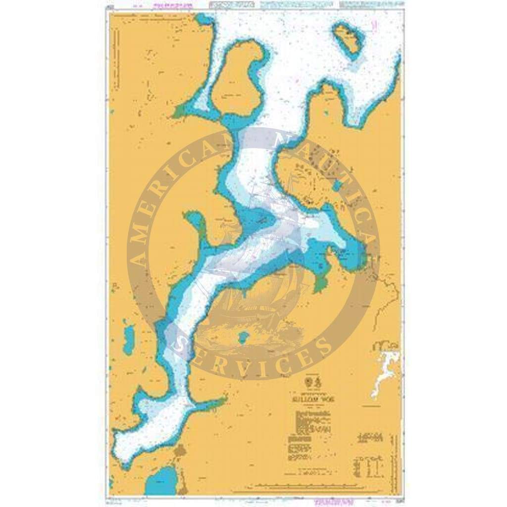 British Admiralty Nautical Chart 3297: Sullom Voe