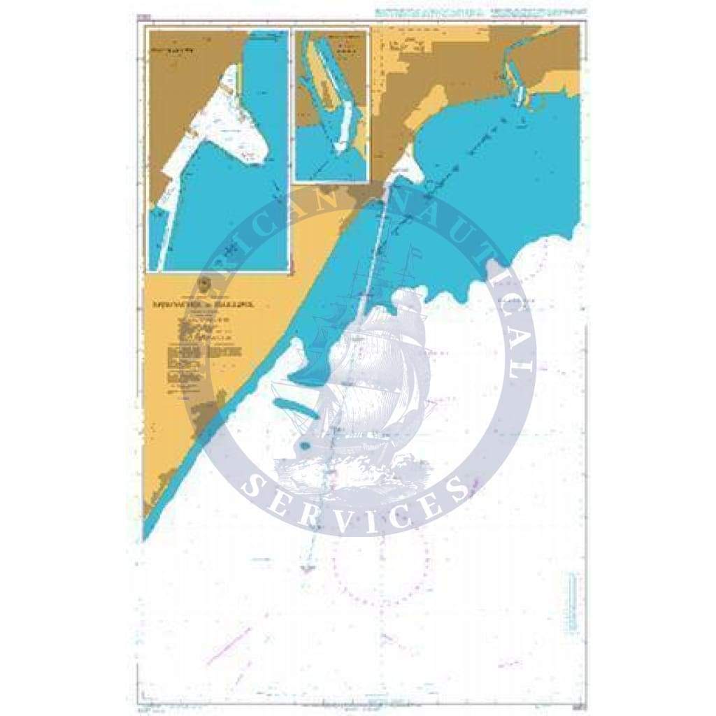 British Admiralty Nautical Chart 3303: Sea of Azov – Ukraine, Approaches to Mariupol'