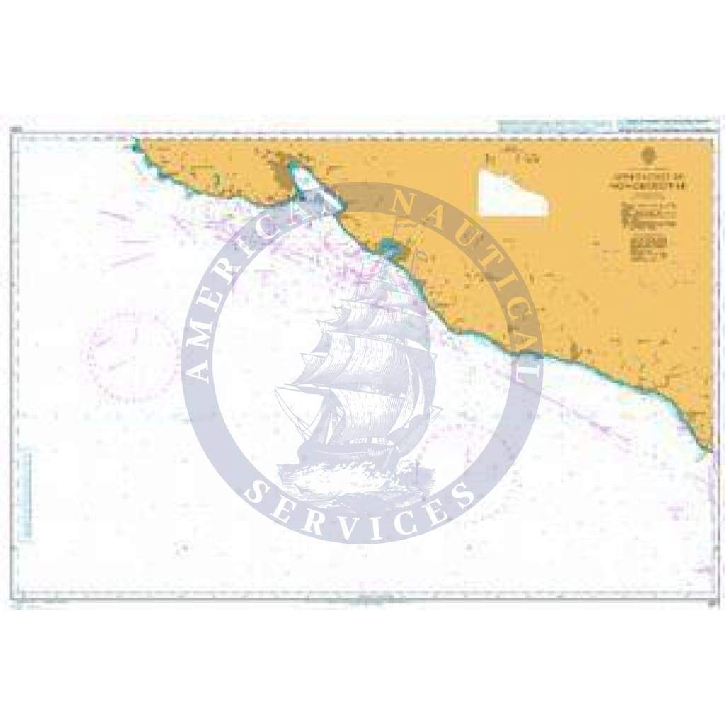 British Admiralty Nautical Chart 3311: Approaches to Novorossiysk