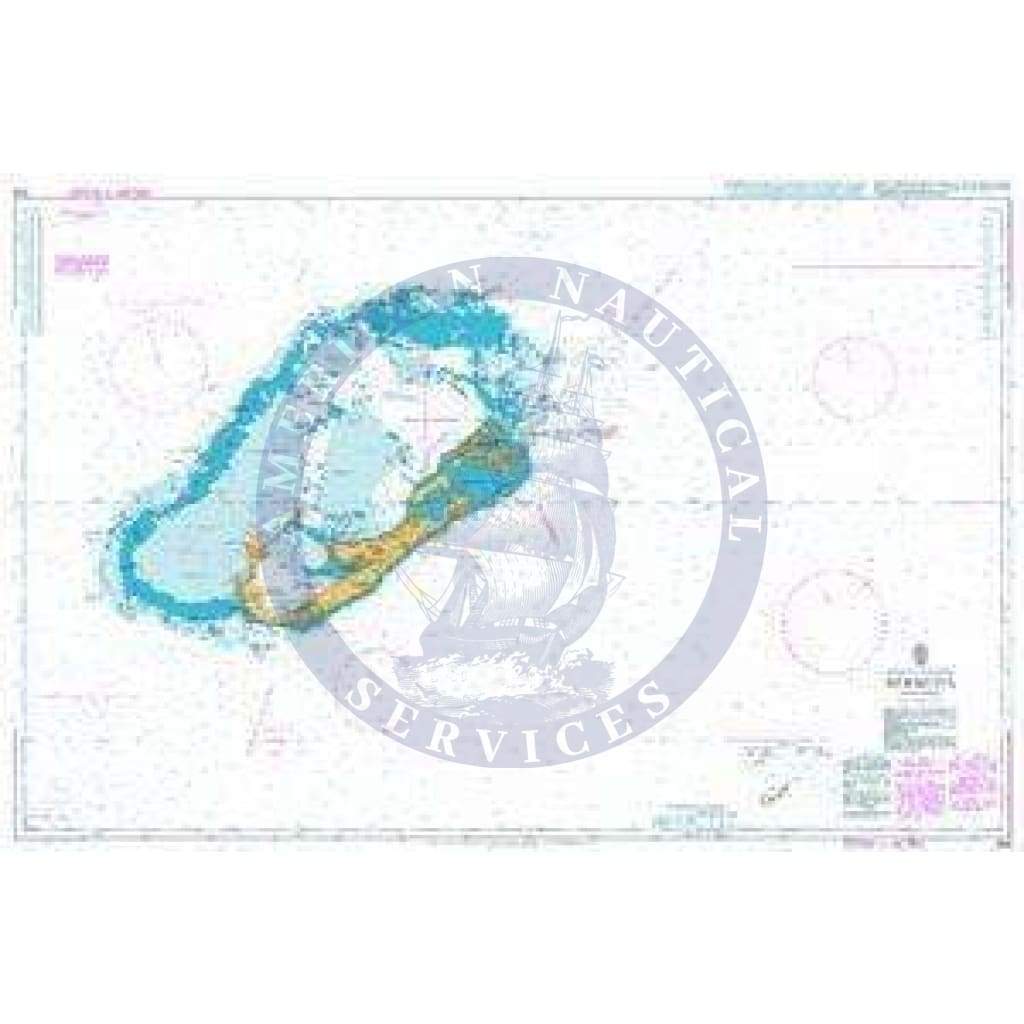 British Admiralty Nautical Chart 334: Bermuda