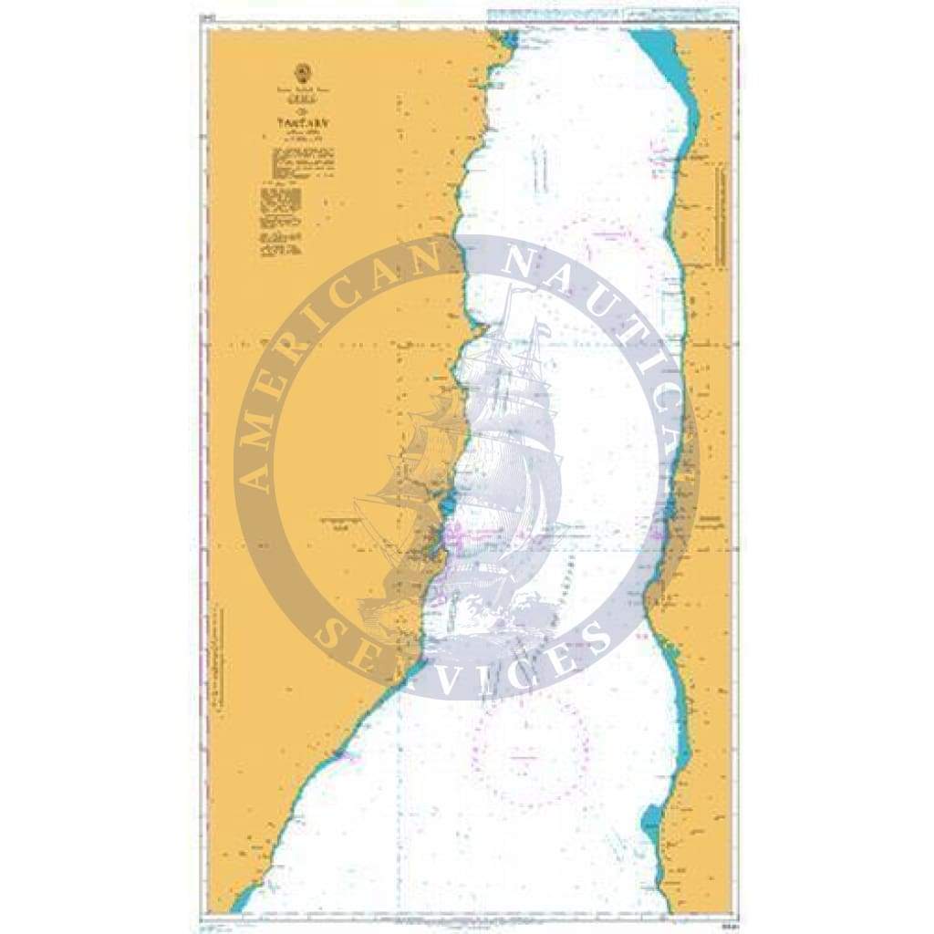 British Admiralty Nautical Chart 3340: Gulf of Tartary