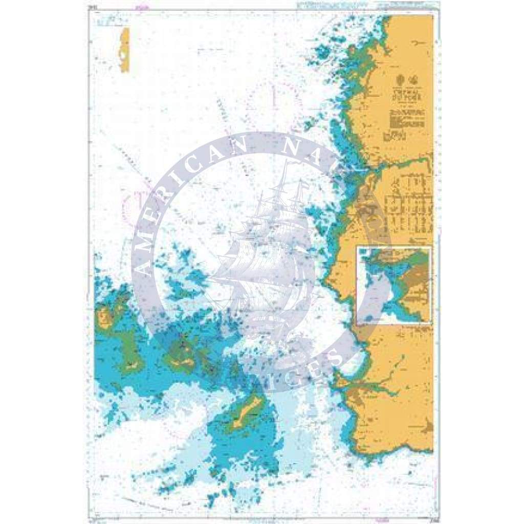 British Admiralty Nautical Chart 3345: Chenal du Four