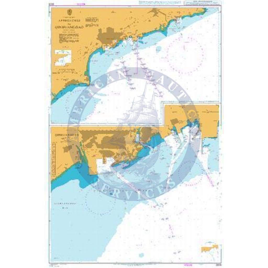 British Admiralty Nautical Chart  3378: China - Bo Hai, Approaches to Qinhuangdao. Qinhuangdao