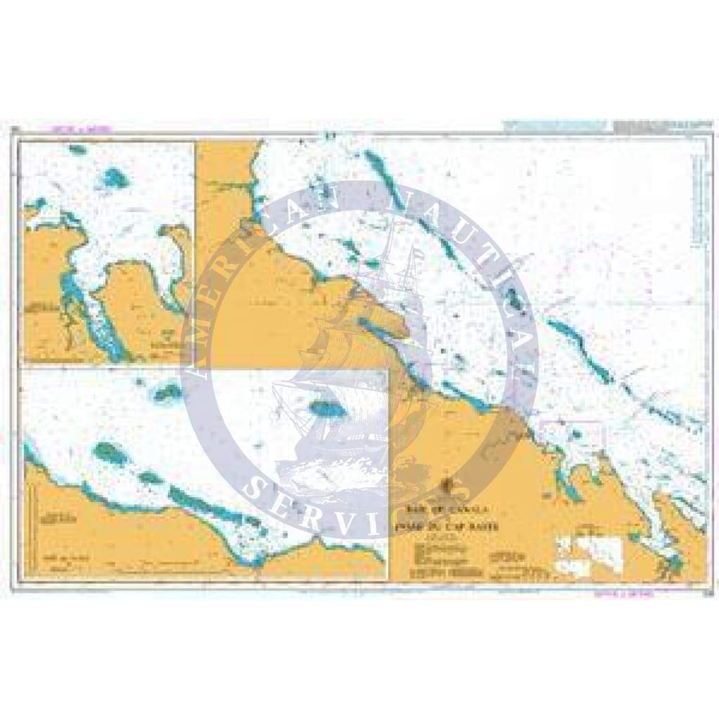 British Admiralty Nautical Chart  339: Baie de Canala to Passe du Cap Bayes