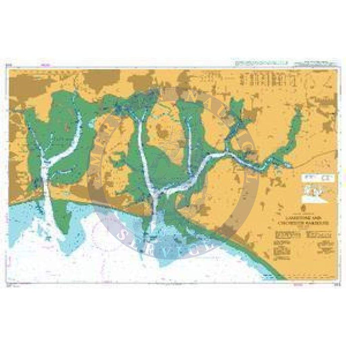 British Admiralty Nautical Chart  3418: England - South Coast, Langstone and Chichester Harbours