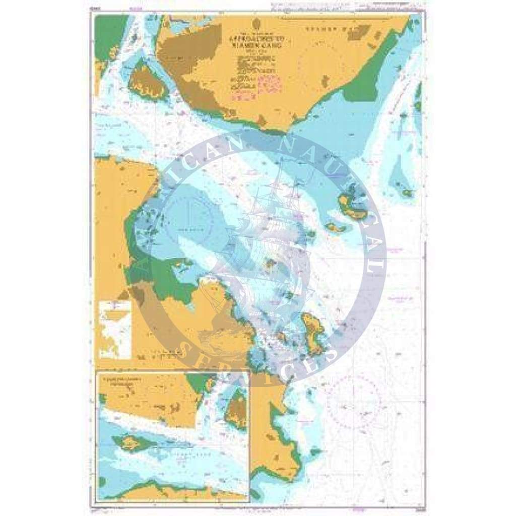 British Admiralty Nautical Chart 3449: China – Taiwan Strait, Approaches to Xiamen Gang