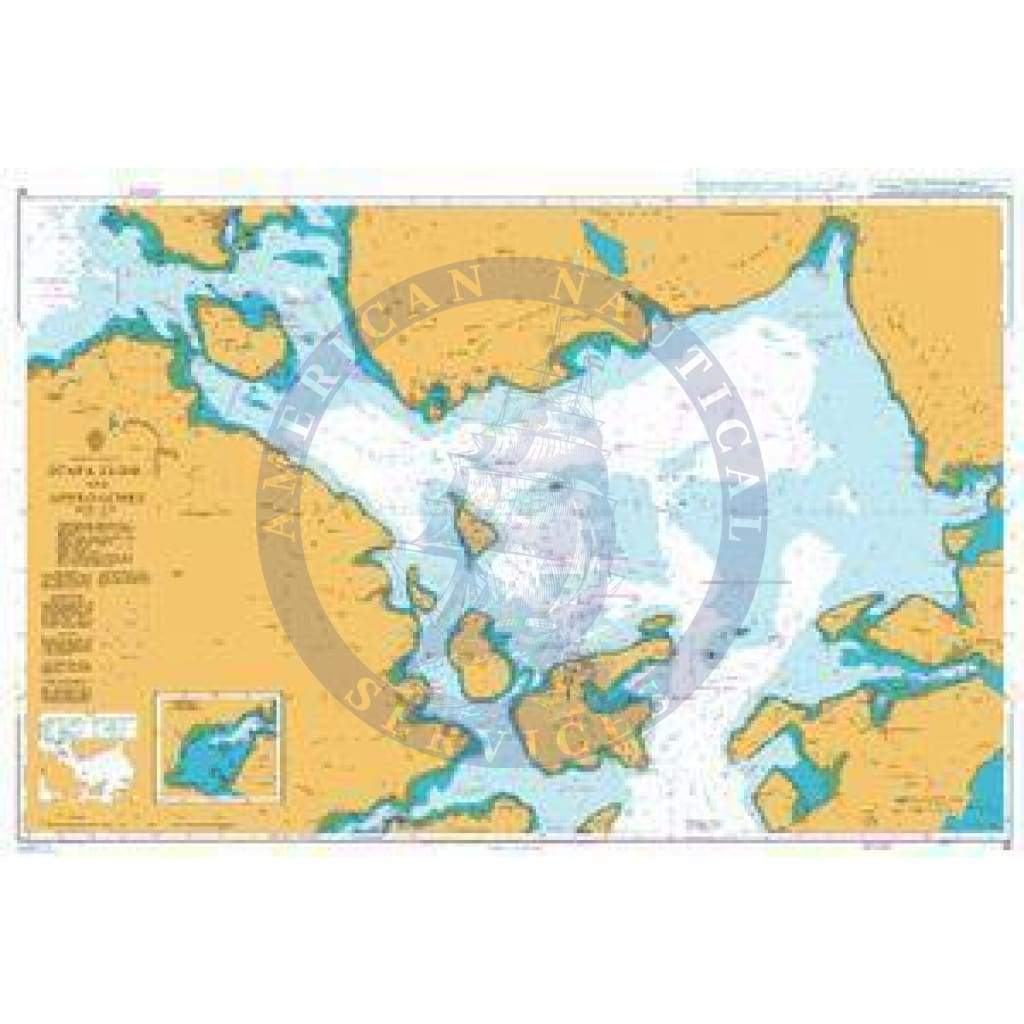 British Admiralty Nautical Chart 35: Scapa Flow and Approaches