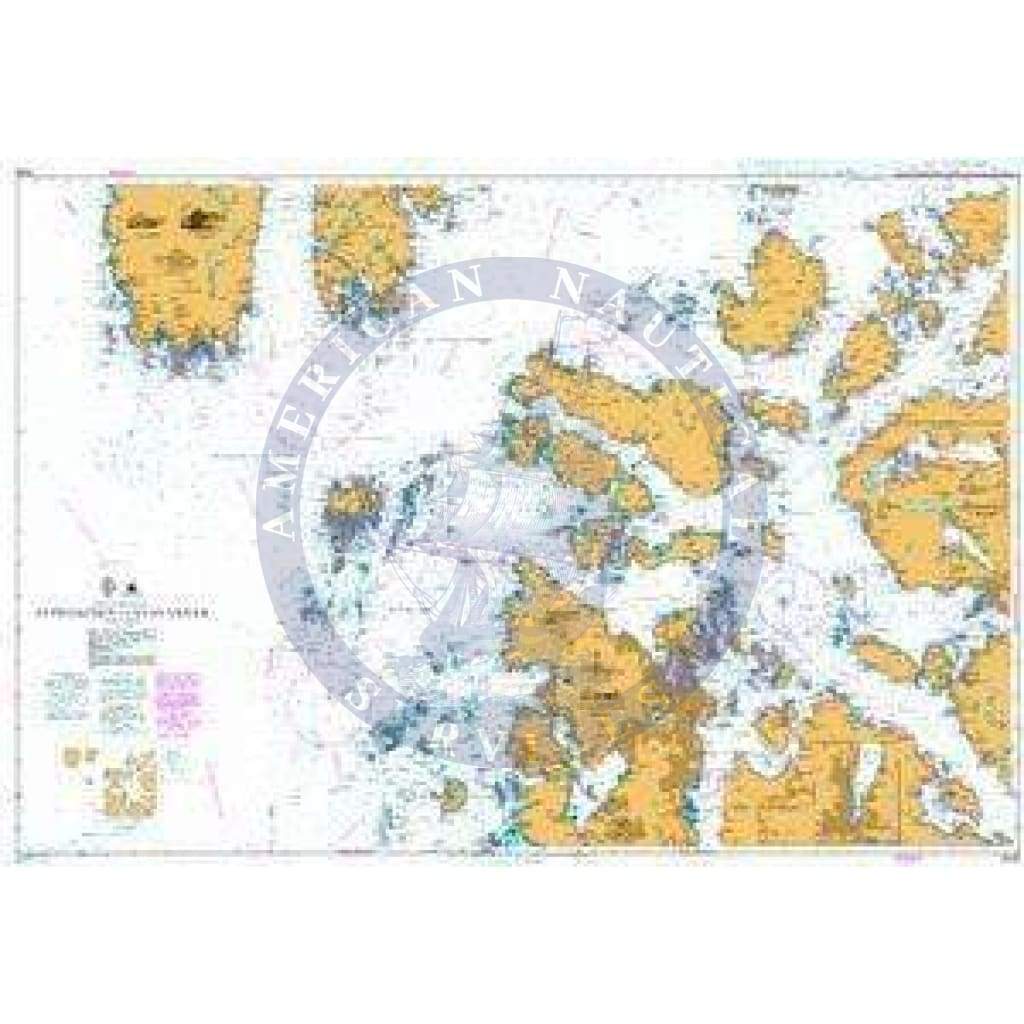 British Admiralty Nautical Chart 3539: Norway – West Coast, Approaches to Stavanger