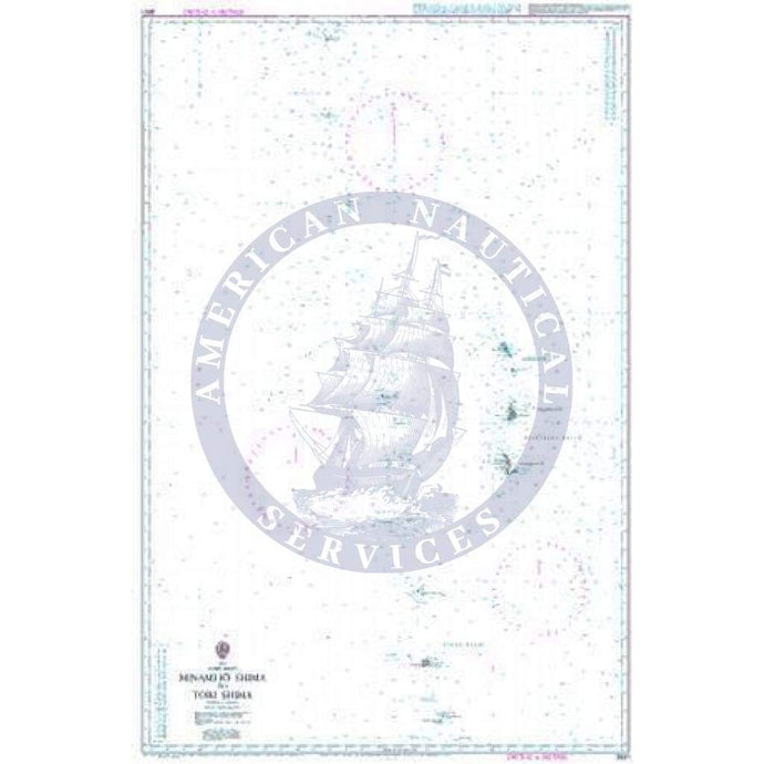 British Admiralty Nautical Chart 3551: Minami - Io Shima to Tori Shima