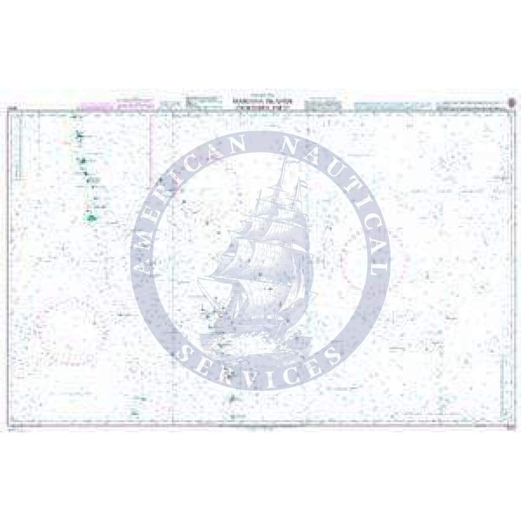 British Admiralty Nautical Chart 3552: Mariana Islands (Northern Part)