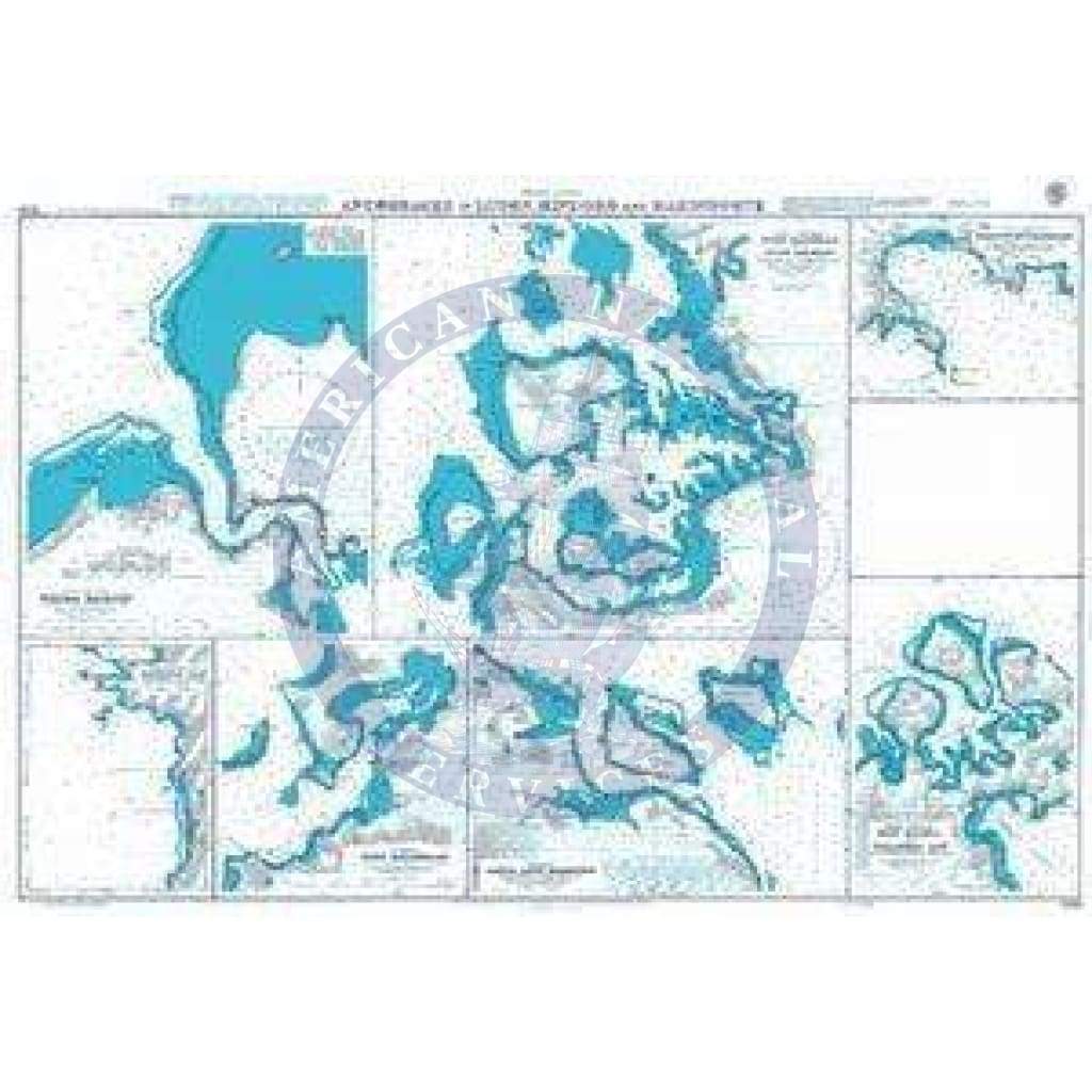 British Admiralty Nautical Chart 3559: Anchorages in Luzon- Mindoro and Marinduque