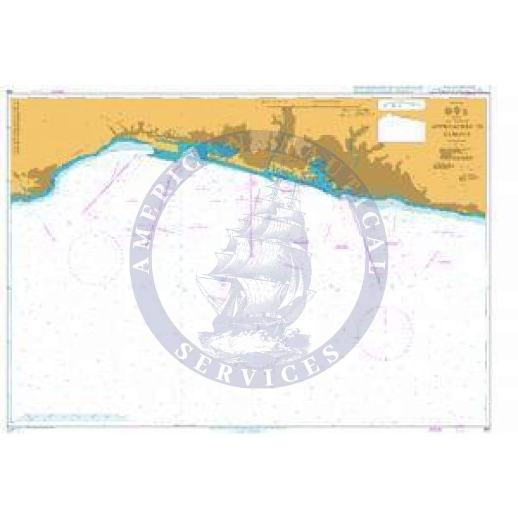 British Admiralty Nautical Chart 356: Italy - West Coast, Approaches to Genova