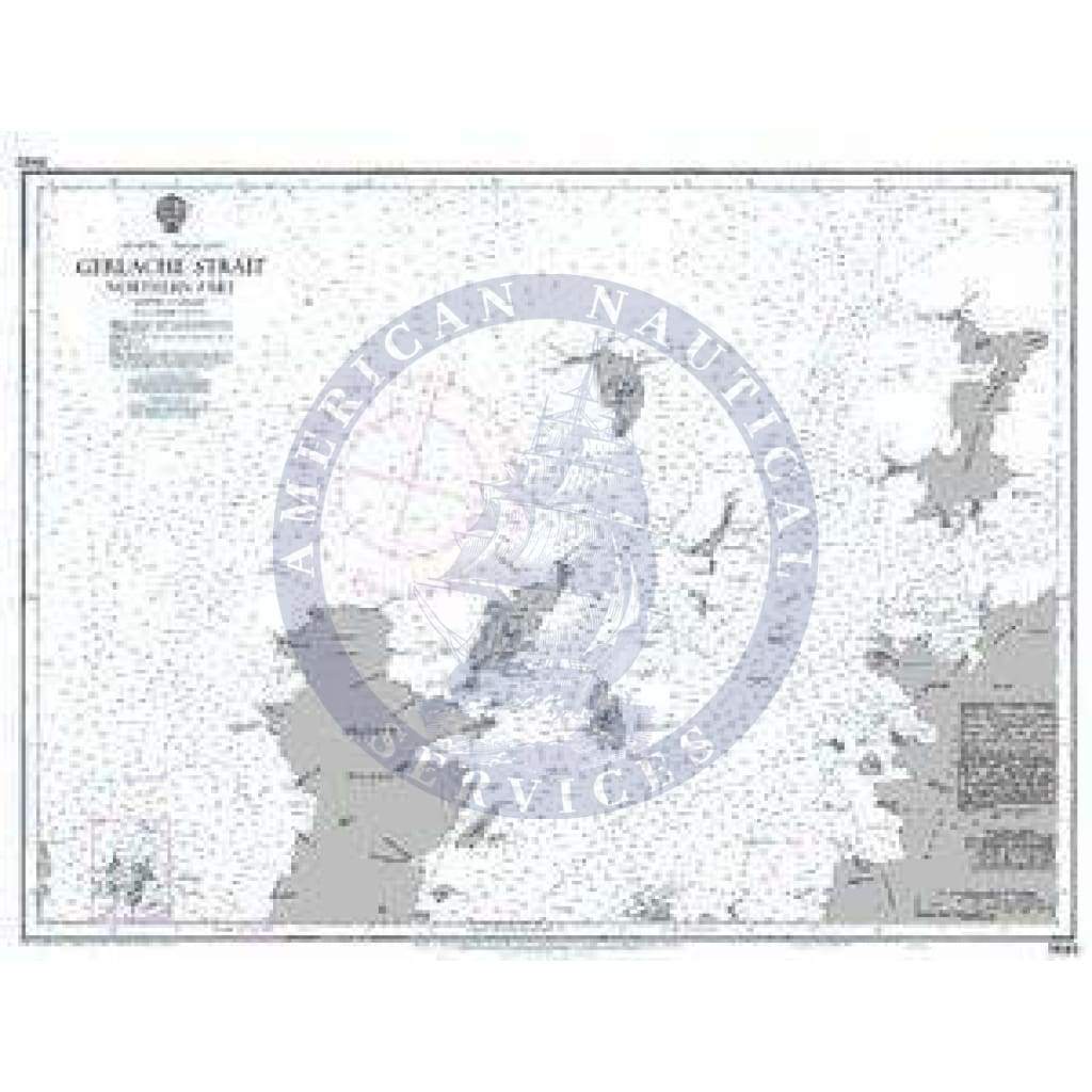 British Admiralty Nautical Chart 3560: Gerlache Strait Northern Part