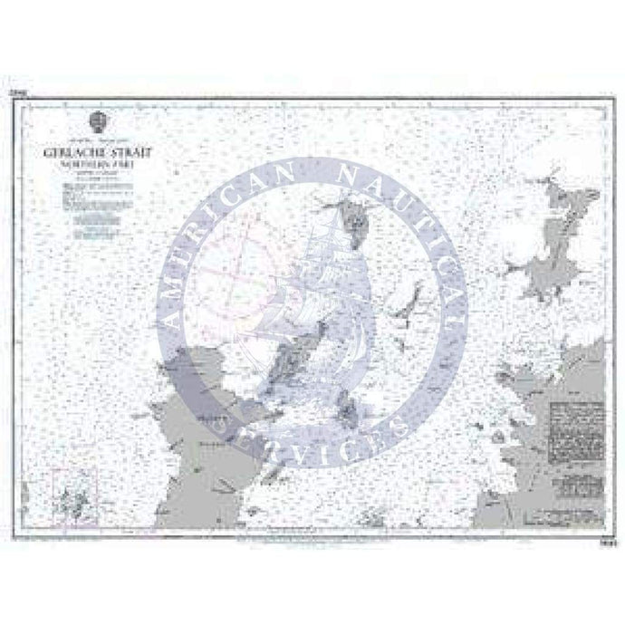 British Admiralty Nautical Chart 3560: Gerlache Strait Northern Part