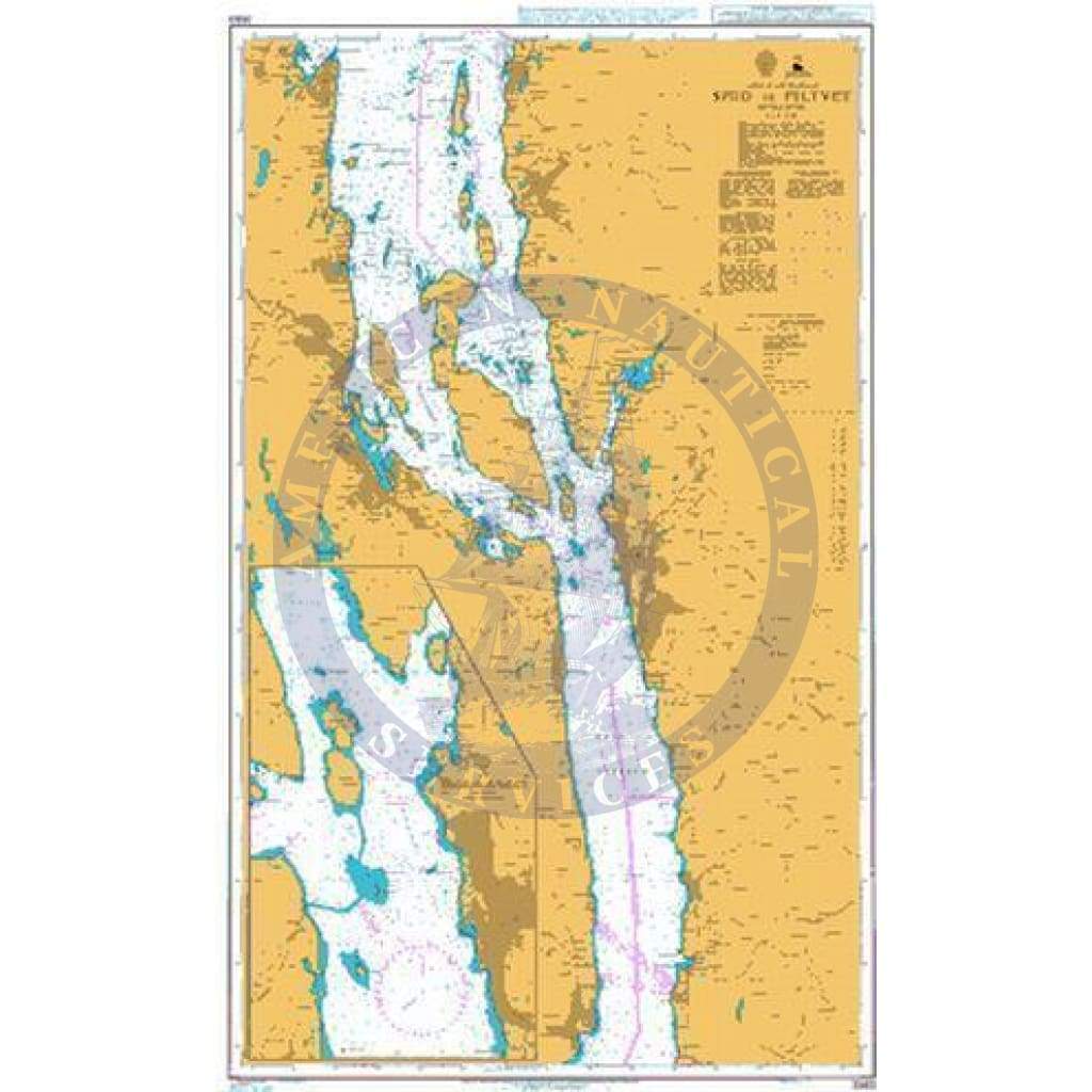 British Admiralty Nautical Chart 3563: Norway - South Coast, Spro to Filtvet. Drøbaksundet