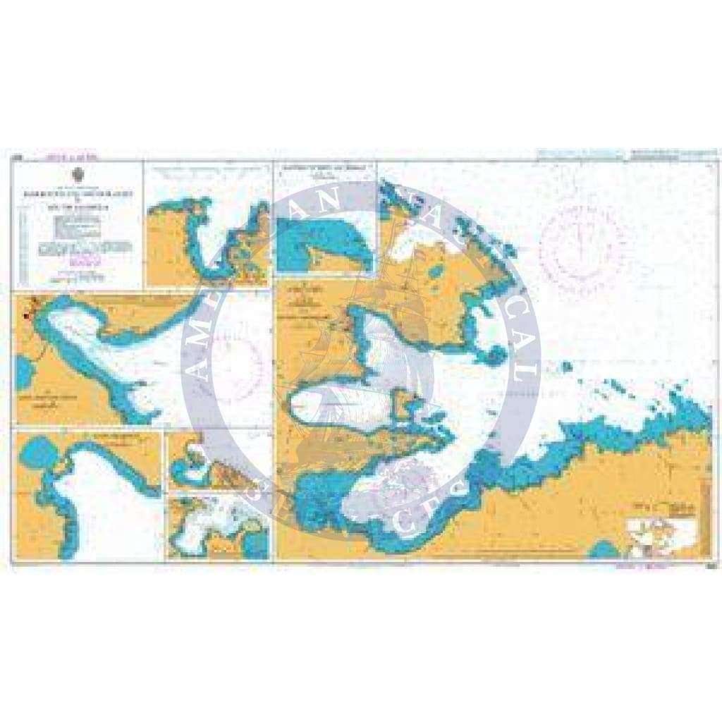 British Admiralty Nautical Chart 3587: Harbours and Anchorages in South Georgia