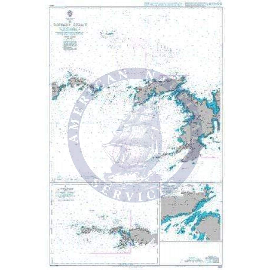 British Admiralty Nautical Chart 3592: Stewart Strait