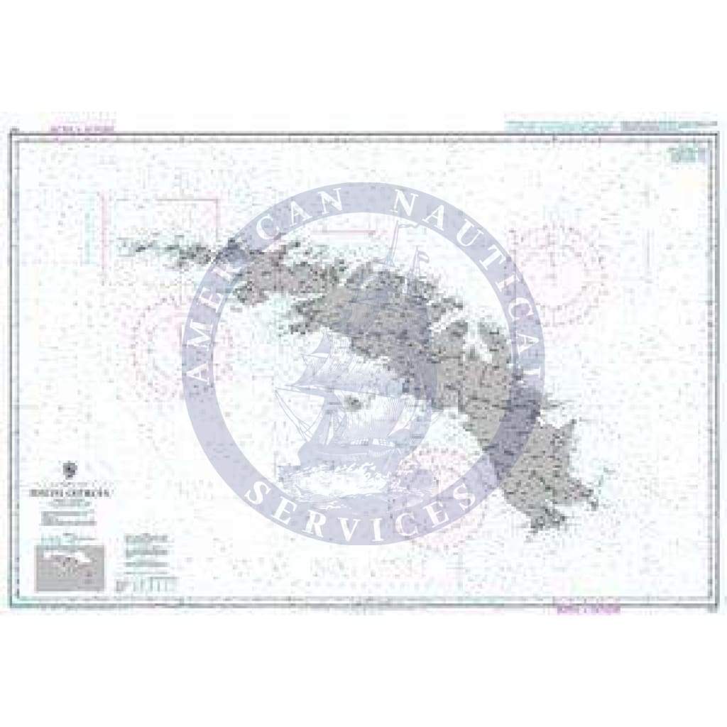British Admiralty Nautical Chart 3597: South Georgia