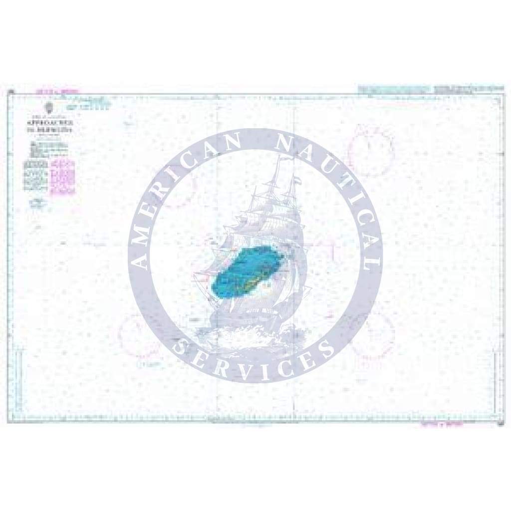 British Admiralty Nautical Chart 360: Approaches to Bermuda