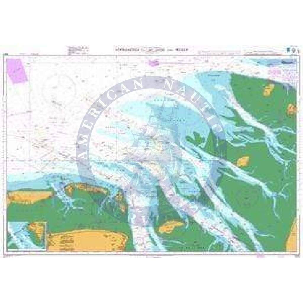 British Admiralty Nautical Chart 3617: North Sea – Germany, Approaches to The Jade and Weser