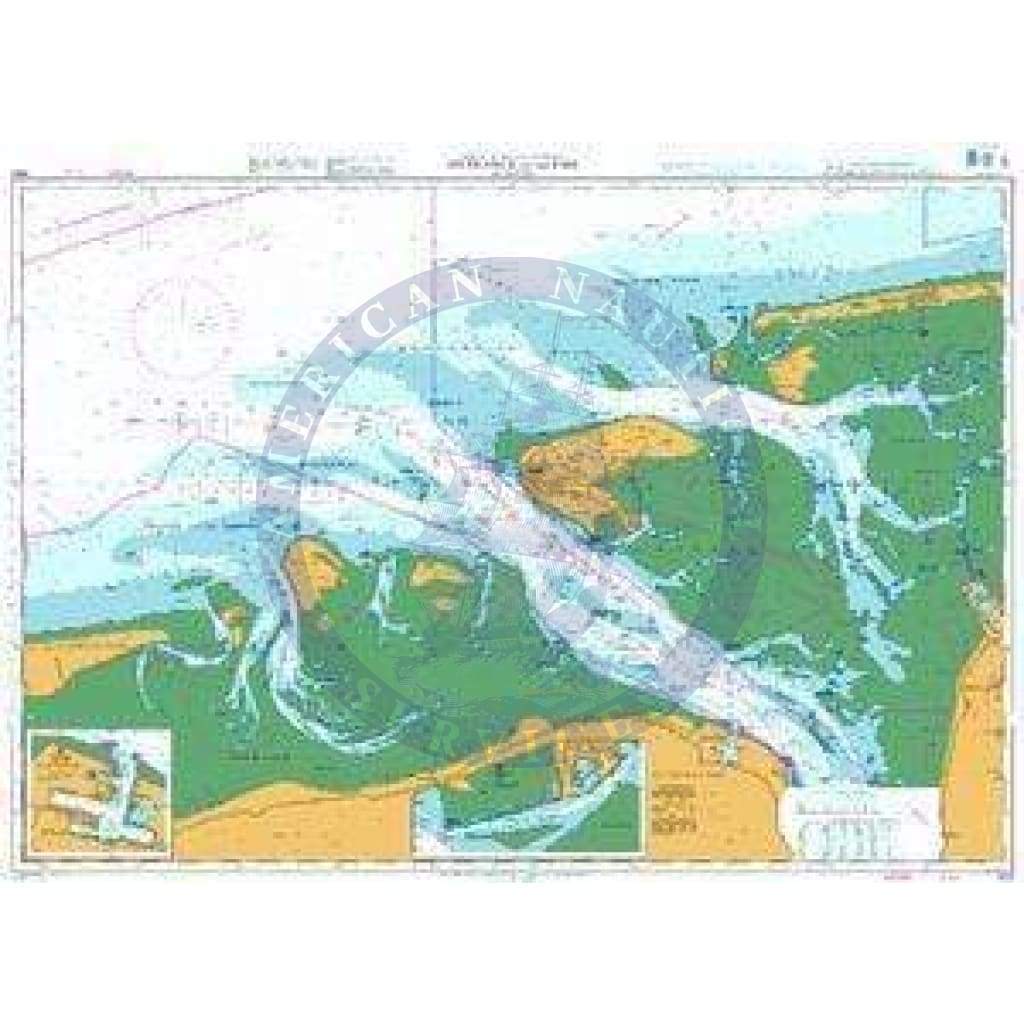 British Admiralty Nautical Chart 3631: North Sea – Netherlands and Germany, Entrance to the Ems
