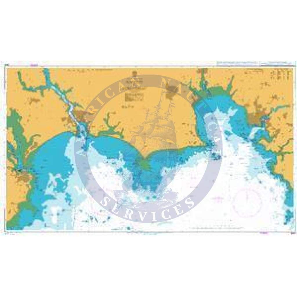 British Admiralty Nautical Chart 3641: Loctudy to Concarneau