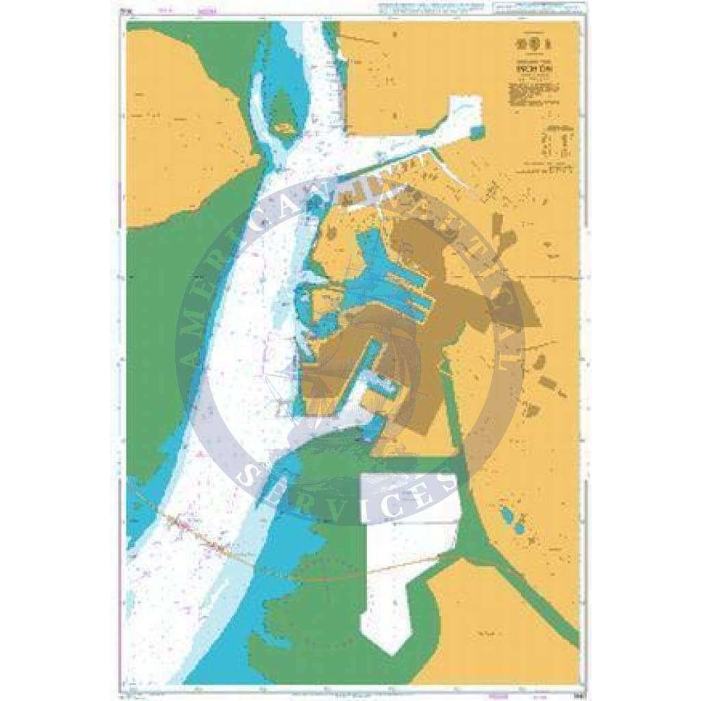 British Admiralty Nautical Chart 3642: Korea – West Coast, Inch'on