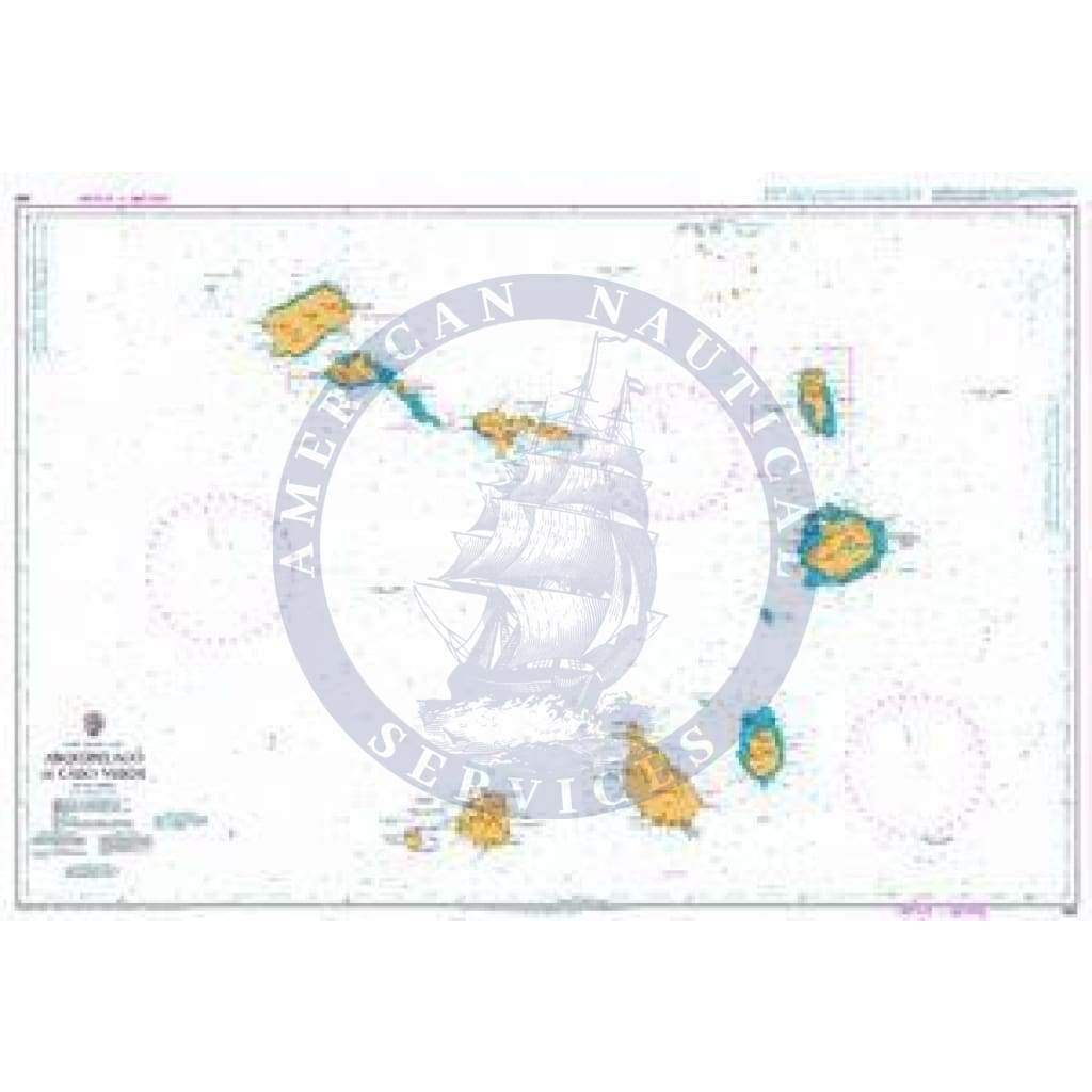 British Admiralty Nautical Chart   366: Arquipelago de Cabo Verde