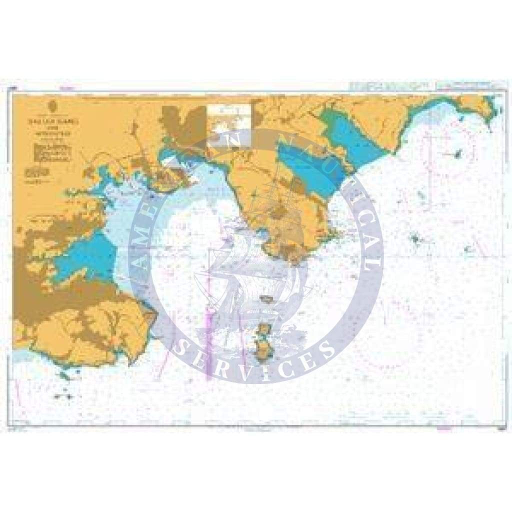 British Admiralty Nautical Chart  3697: Dalian Gang and Approaches
