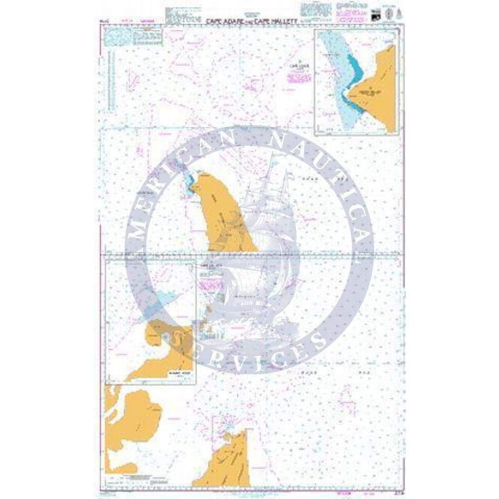 British Admiralty Nautical Chart 3714: Cape Adare and Cape Hallett