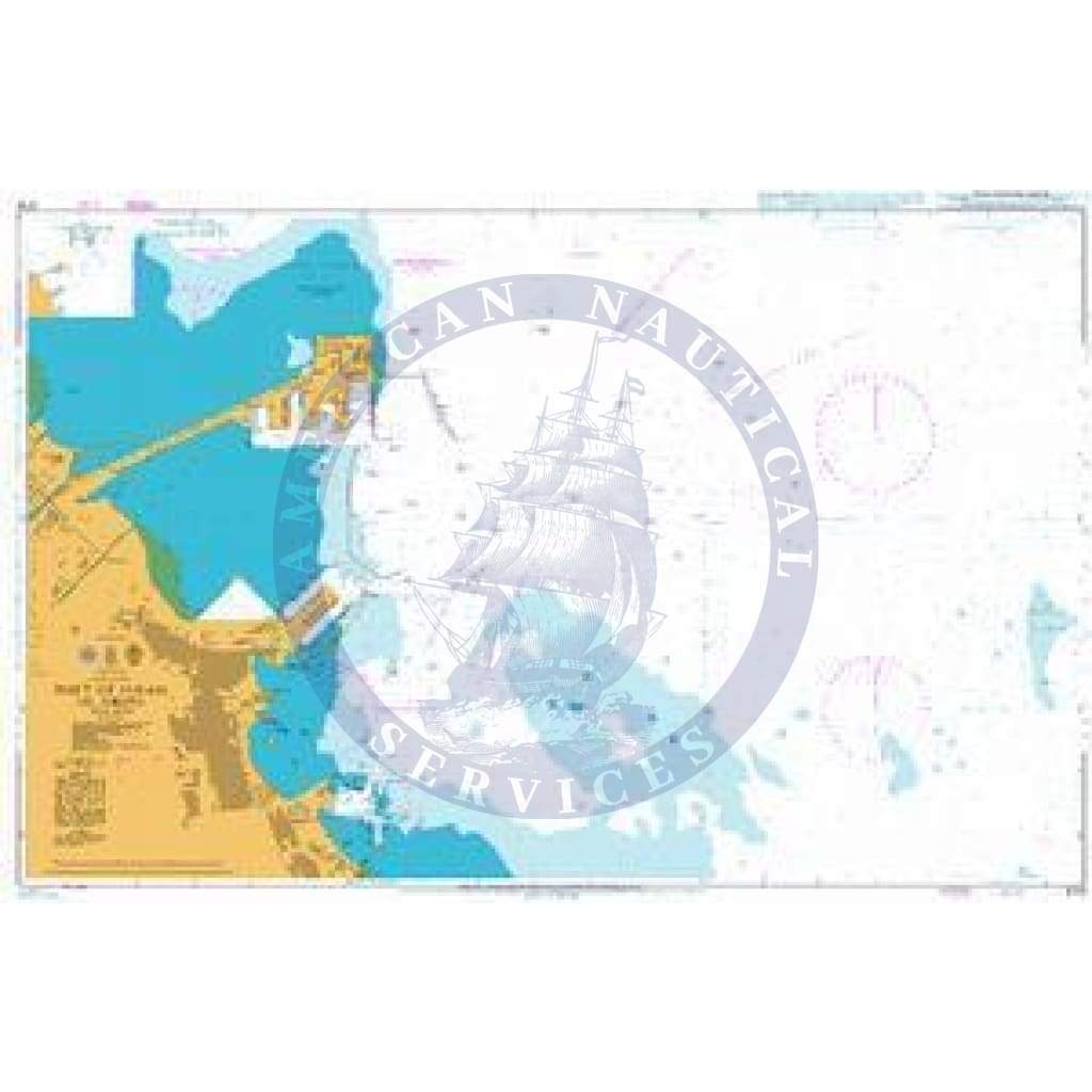 British Admiralty Nautical Chart 3718: Port of Jubail (Al Jubayl)