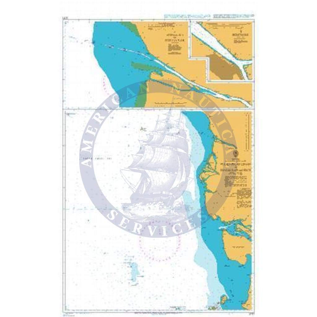British Admiralty Nautical Chart 3721: Indonesia, Kalimantan - West Coast, Pulau-Pulau Leman to Sungai Kapuas Kecil