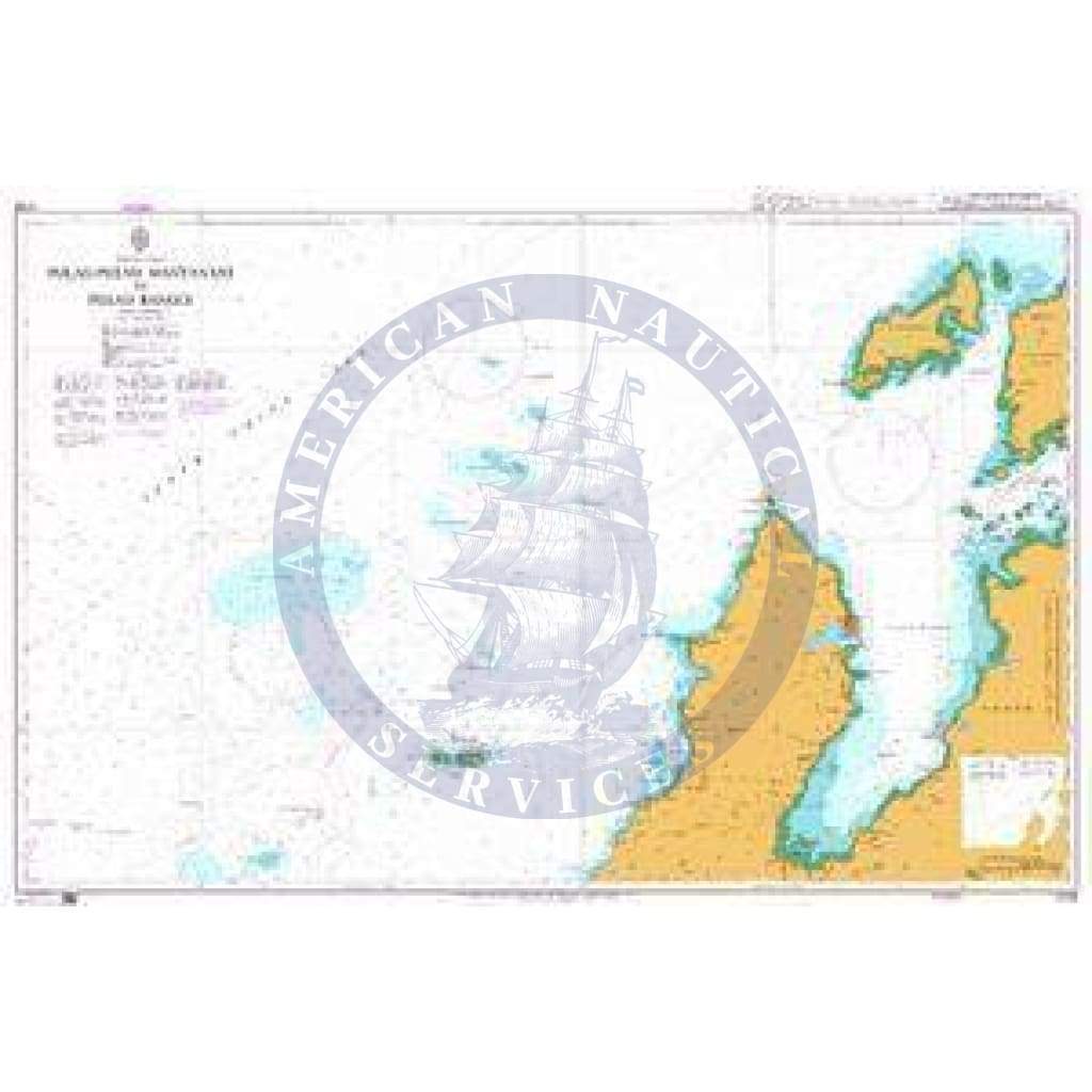 British Admiralty Nautical Chart 3728: Malaysia – Sabah, Pulau-Pulau Mantanani to Pulau Banggi