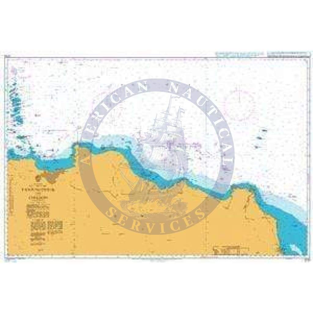 British Admiralty Nautical Chart 3729: Tanjungpriok to Cirebon