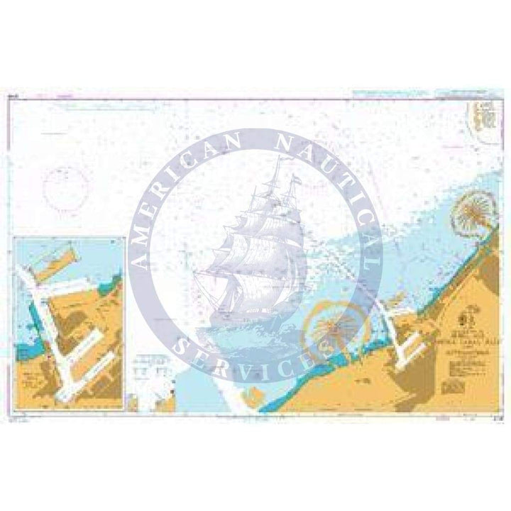 British Admiralty Nautical Chart 3739: Jebel Ali (Mina' Jabal `Ali ...
