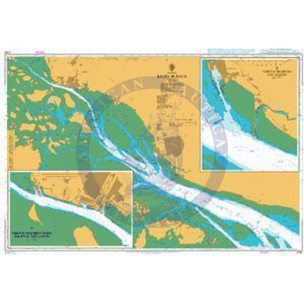 British Admiralty Nautical Chart 3755: Argentina, Bahía Blanca