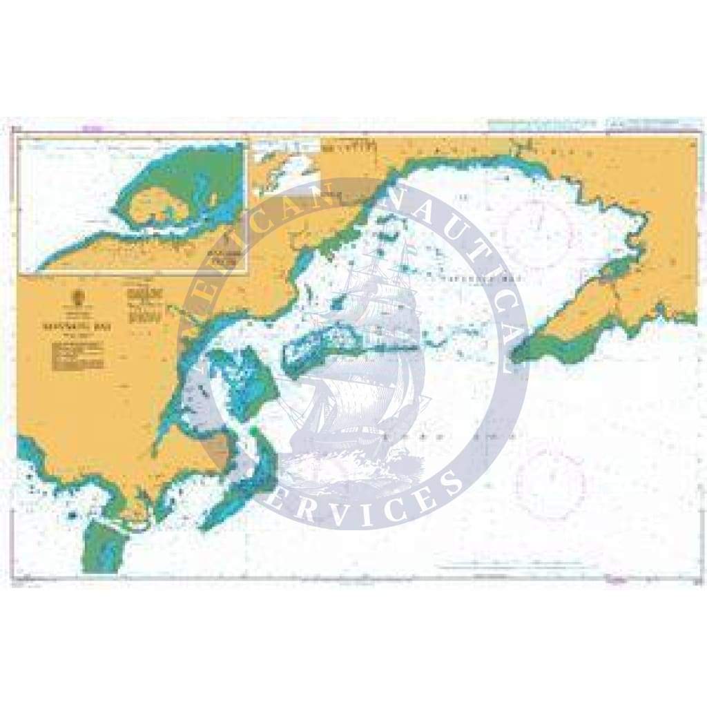 British Admiralty Nautical Chart 378: Savusavu Bay